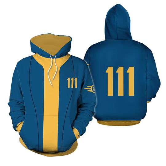 Discover Vault 111 Cosplay 3D Hoodies