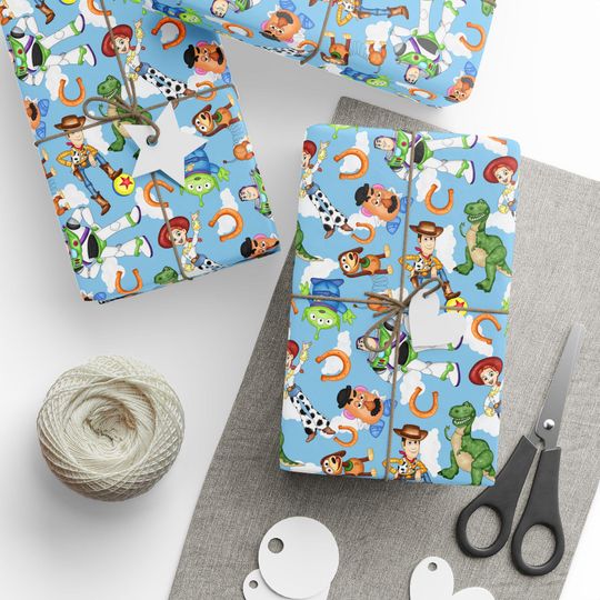 Discover Toys and Friends Gift Wrapping Papers