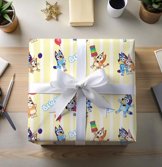 Discover BlueyDad and bingo Wrapping Papers