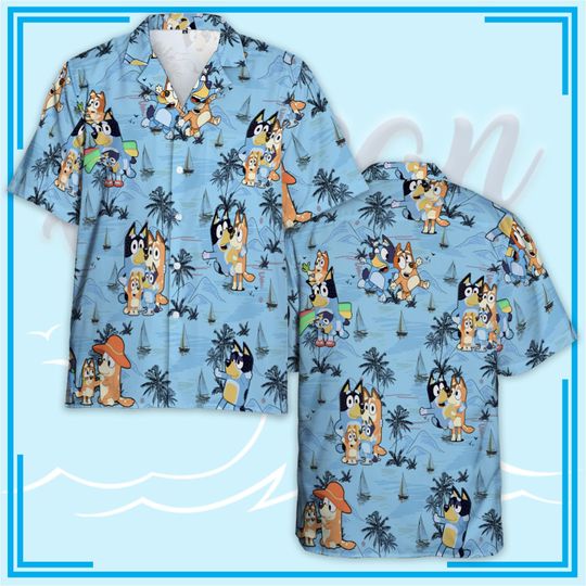 Discover Cool Cartoon Hawaiian Shirt - Luey's Gift