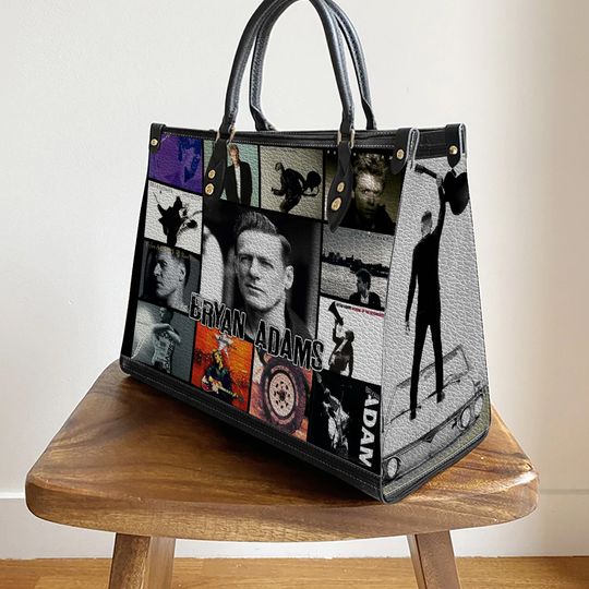 Discover Bryan Adams Leather Handbag, Music tour handbag