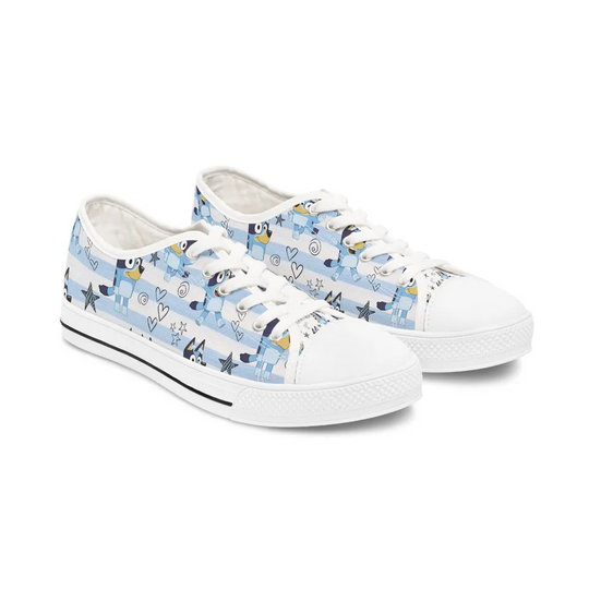 Discover Striped BlueyDad Women's Low Top Sneaker