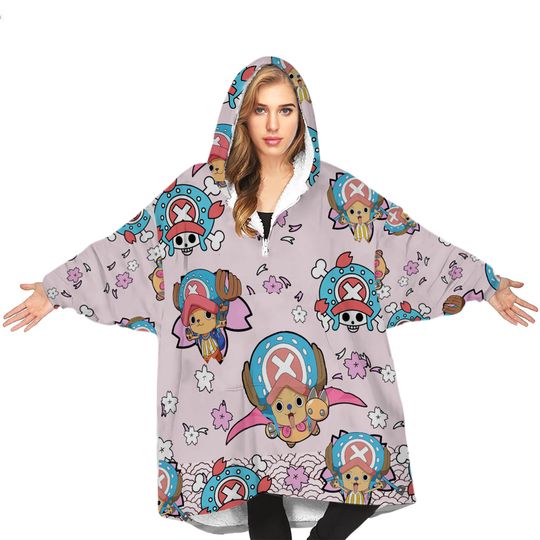 Discover Tony Chopper One Piece Blanket Hoodie
