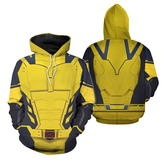 Discover Wolverine Costume Hoodie, Wolverine Jogger, Superhero Movie Character Hoodie