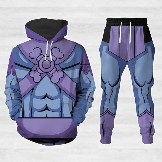 Discover Halloween Skeletor He Man Hoodie Jogger Set, Masters Of the Universe Cosplay Costume, Skeletor Jogger Pants, Halloween Gift