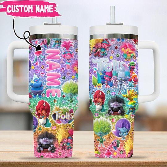 Discover Custom Trolls Bands Together 40oz Tumbler - Trolls Movie Insulated Cup