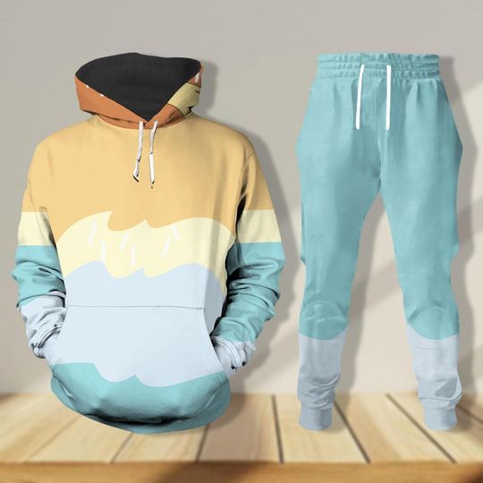 Discover Uncle Rad Cosplay Hoodie Jogger, Radley Dog Shirt, Red And Blue Heeler Mix Costume, Cartoon Cosplay Hoodie, Halloween Running Costumes