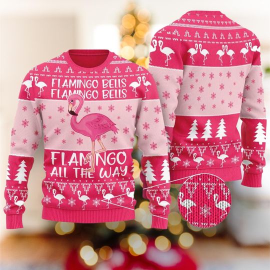 Discover Flamingo Christmas Sweater for Holiday Parties