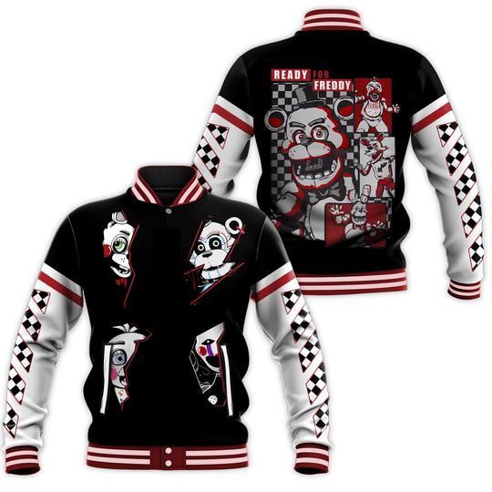 Discover Five Nights At Freddy’s Ready Baseball Jacket