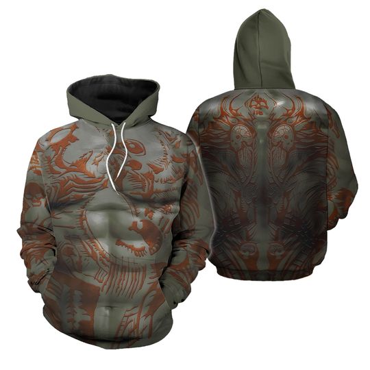 Discover Drax 3D Cosplay Hoodie