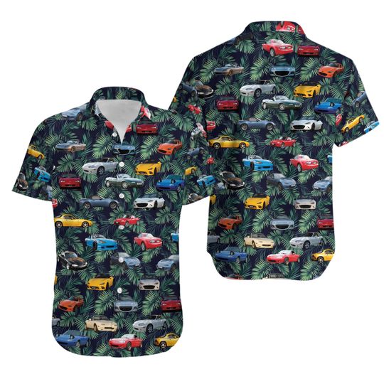 Discover Miata Collection Art Hawaiian Shirt and Beach Hawaii Shirt