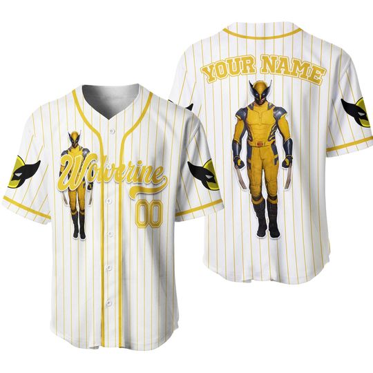 Discover Personalized Wolverine Baseball Jersey, Wolverine Baseball Shirt
