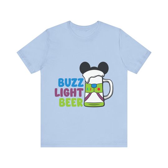 Discover Buzz Light Beer Unisex Jersey Short Sleeve Tee
