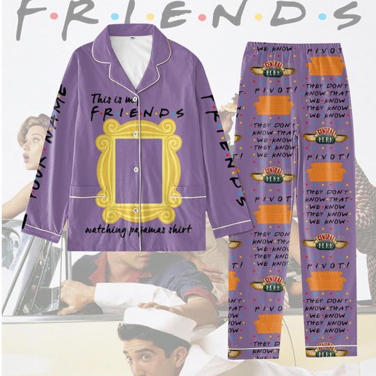 Discover Friends Christmas Pajamas Set, Friends Movie Xmas Holiday Pajamas