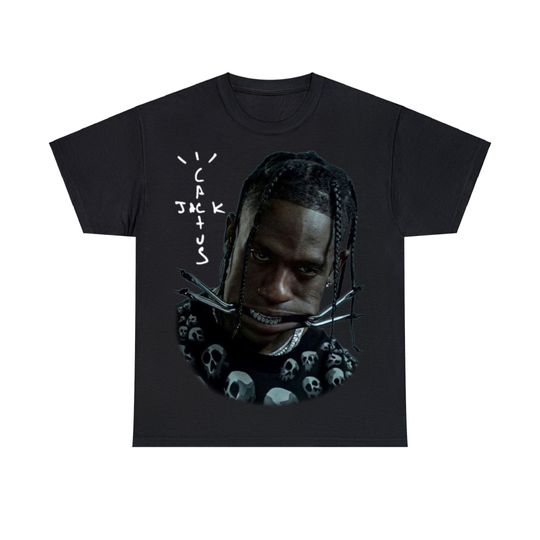 Discover Travis Shirt, Cactus Jack Rap Tee Concert Merch