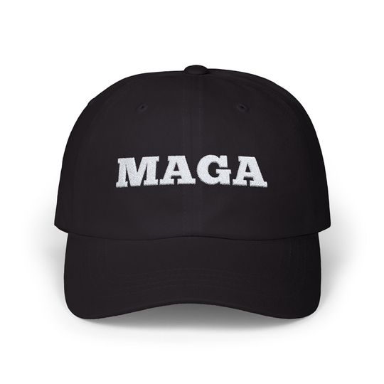 Discover Elon Dark MAGA Hat Embroidery | Dark Cap