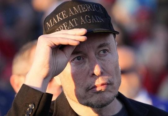 Discover Elon Musk Black Trump Cap, Embroidered Trump Hat