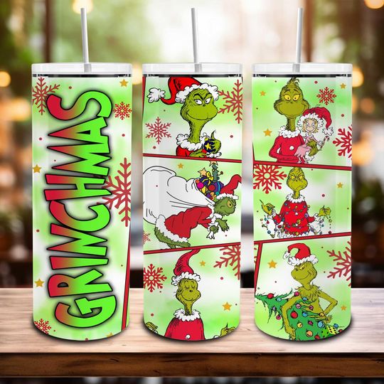 Discover Christmas 20oz Tumbler  Santa Claus  Xmas Holiday