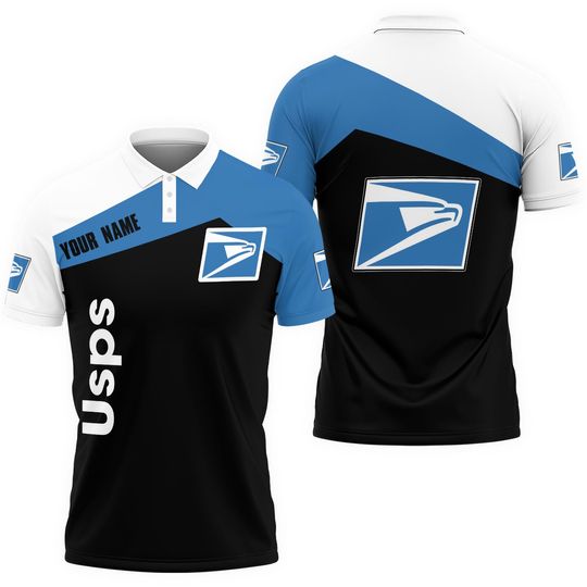Discover Personalized Postal Service Polo Shirt, United SPS 3D Printed Polo Shirt