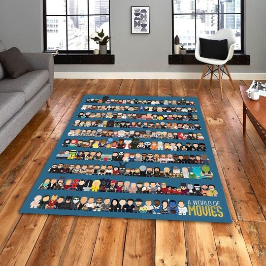 Discover Character Themed Washable Rug for Cinema Lovers