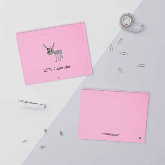 Discover Pink For all the Dogs Drake ft. SZA Slime you Out 2025 Wall Calendar