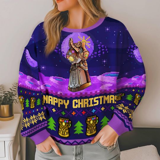 Discover Snappy Christmas Infinity Gauntlet Ugly Christma
