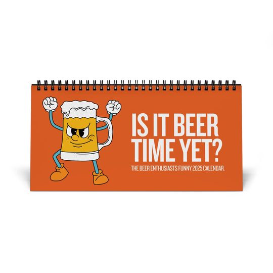 Discover The Beer Funny 2025 Calendar | Funny Beer Gifts | Gifts For Him | Pub 2025 Calendar
