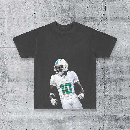 Discover Tyreek Hill "Cheetah" 2024 Miami Wide Receiver American Football Dolphin Streetwear 3D T-Shirt
