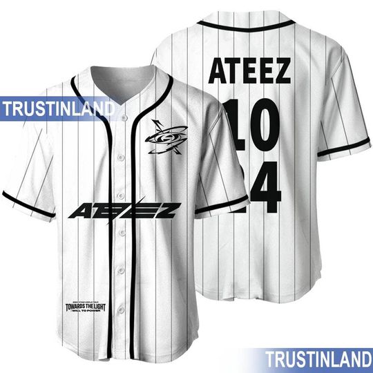 Discover Ateez Custom Baseball Jersey, Custom Birthday Name Member Ateez Jersey