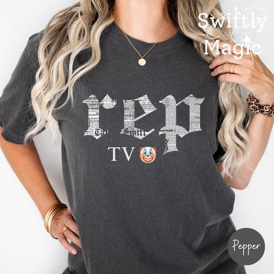 Discover Rep TV Clown Shirt | Taylor Reputation  T-Shirt