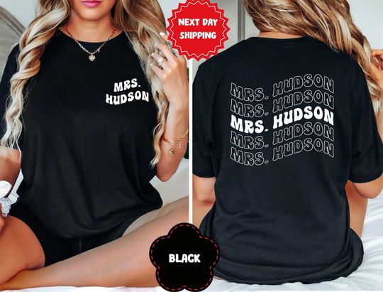 Discover Custom Mrs Last Name Bride Shirt