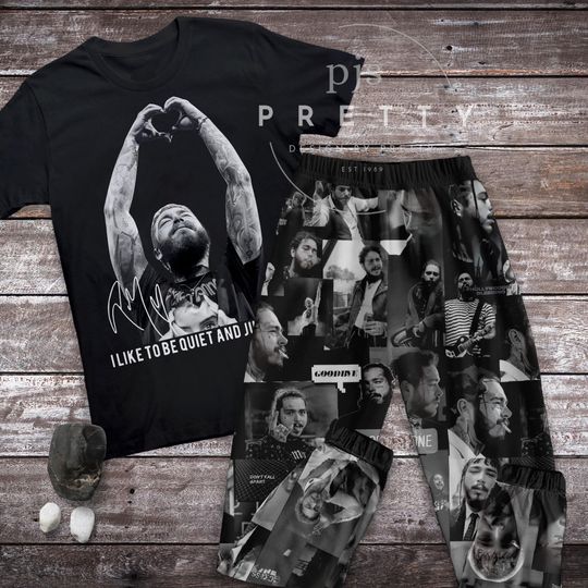 Discover Post Malone Pajamas Set, Post Malone Family Pajamas
