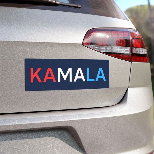 Discover Kamala Harris Car Magnet Madam President Election Party 2024 For The People Harris 47 Democratic Party Democrats Vehicle Sign