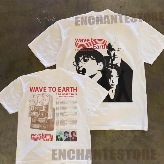 Discover Wave To Earth 2024 Tour Sweatshirt - K-Pop Band Hoodie