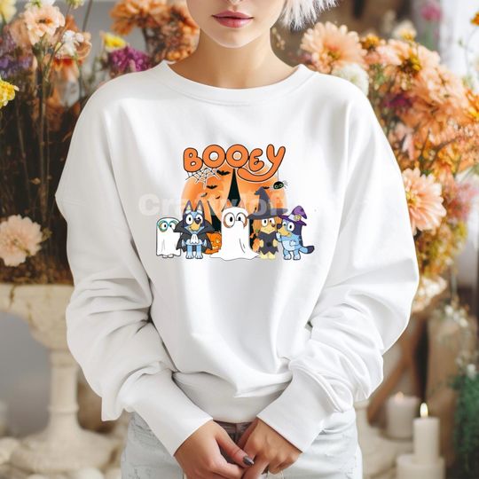 Discover BlueyDad Halloween Treat Bag Sweatshirt - Family Matching Design