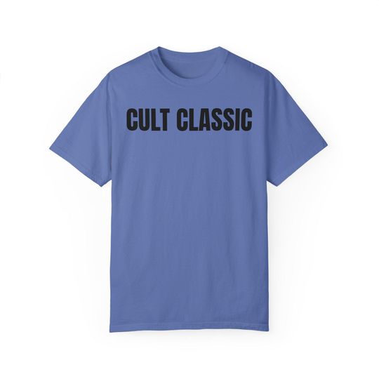 Discover Charli XCX Cult Classic Blue Unisex Garment-Dyed T-shirt