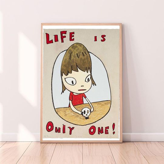 Discover Nara Yoshitomo Art Poster,Movie Poster,High Quality Canvas Print