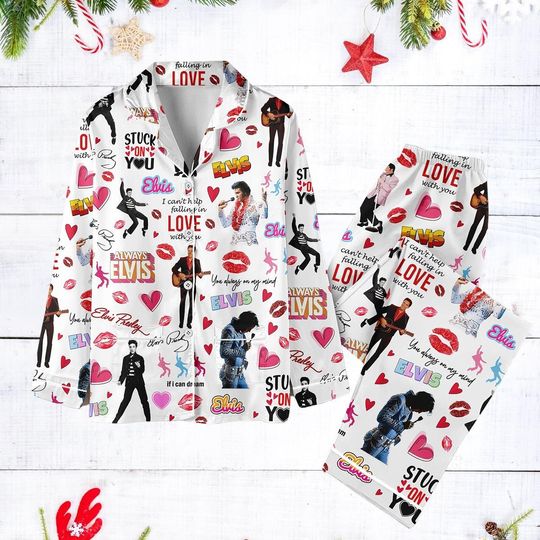 Discover Elvis Presley Pajamas Set - King of Rock
