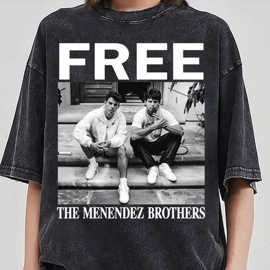 Discover Free The Menendez Brothers 2024 T-Shirt, 80s Erik & Lyle