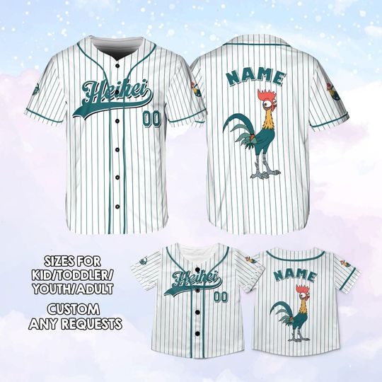 Discover Custom Name Heihei Baseball Jersey, Heihei Matching Family Jersey