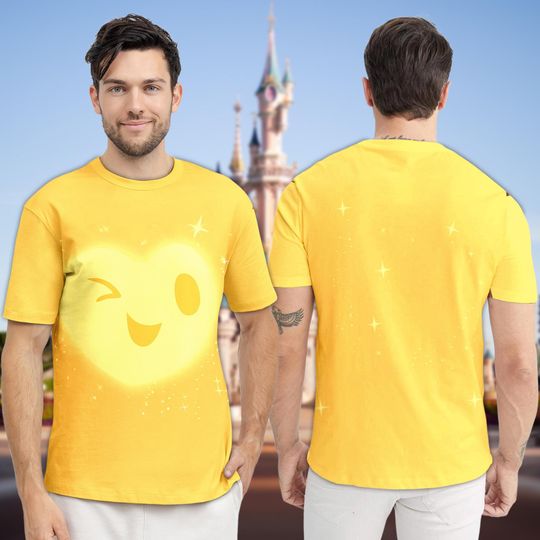 Discover Yellow Star Unisex 3D Costume Shirt, Wish Asha Princess Costume