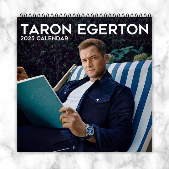 Discover Taron Egerton Calendar 2025, Personalized Calendar, Idol Calendar