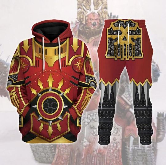 Discover Khorne Lord of Skulls Warhammer Costume Hoodie Jogger