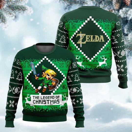 Discover Zelda Link Ugly Christmas Sweater, Legend Of Zelda  Xmas Sweater
