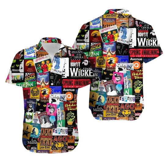 Discover Broadway Musical Theater Unisex Hawaiian Shirt