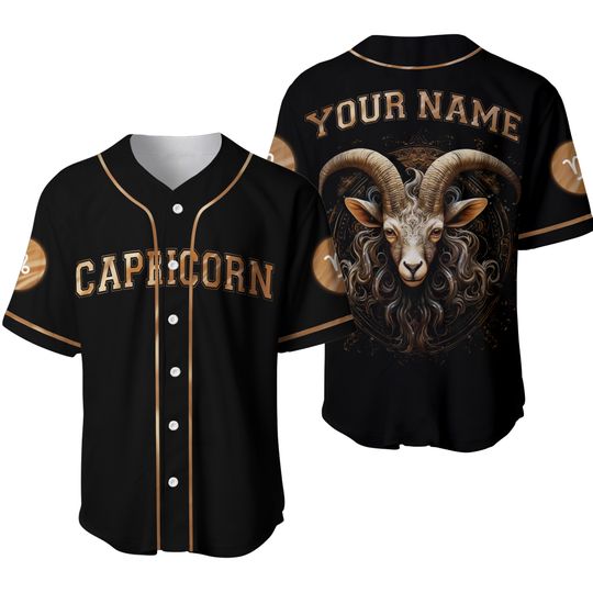 Discover Capricorn Baseball Jersey, Zodiac Jersey, Birthday Gift