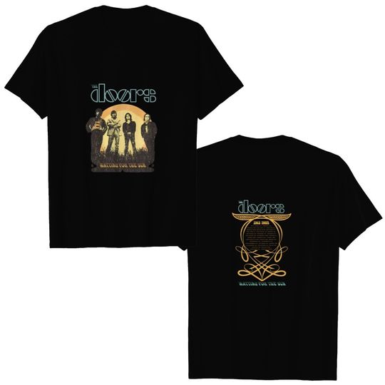 Discover The Doors Unisex Tee: 1968 Tour (Back Print)