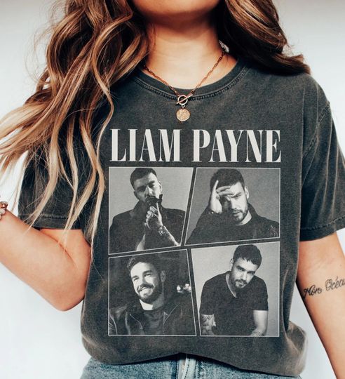 Discover Liam Payne T-Shirt, In Memory Of Liam Payne T-shirt, member's signature