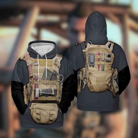 Discover COD Game Character Halloween Costume 3D Hoodie, Cod Game Character Hoodie
