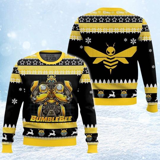 Discover Bumblebee Transformers Christmas Ugly Sweater, Transformers Autobots
